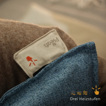 Pleafs Heizkissen Nomad 45x45cm Shadow Blue, 1 Stk